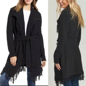 Show Me Your MuMu Black Fringe Cardigan
